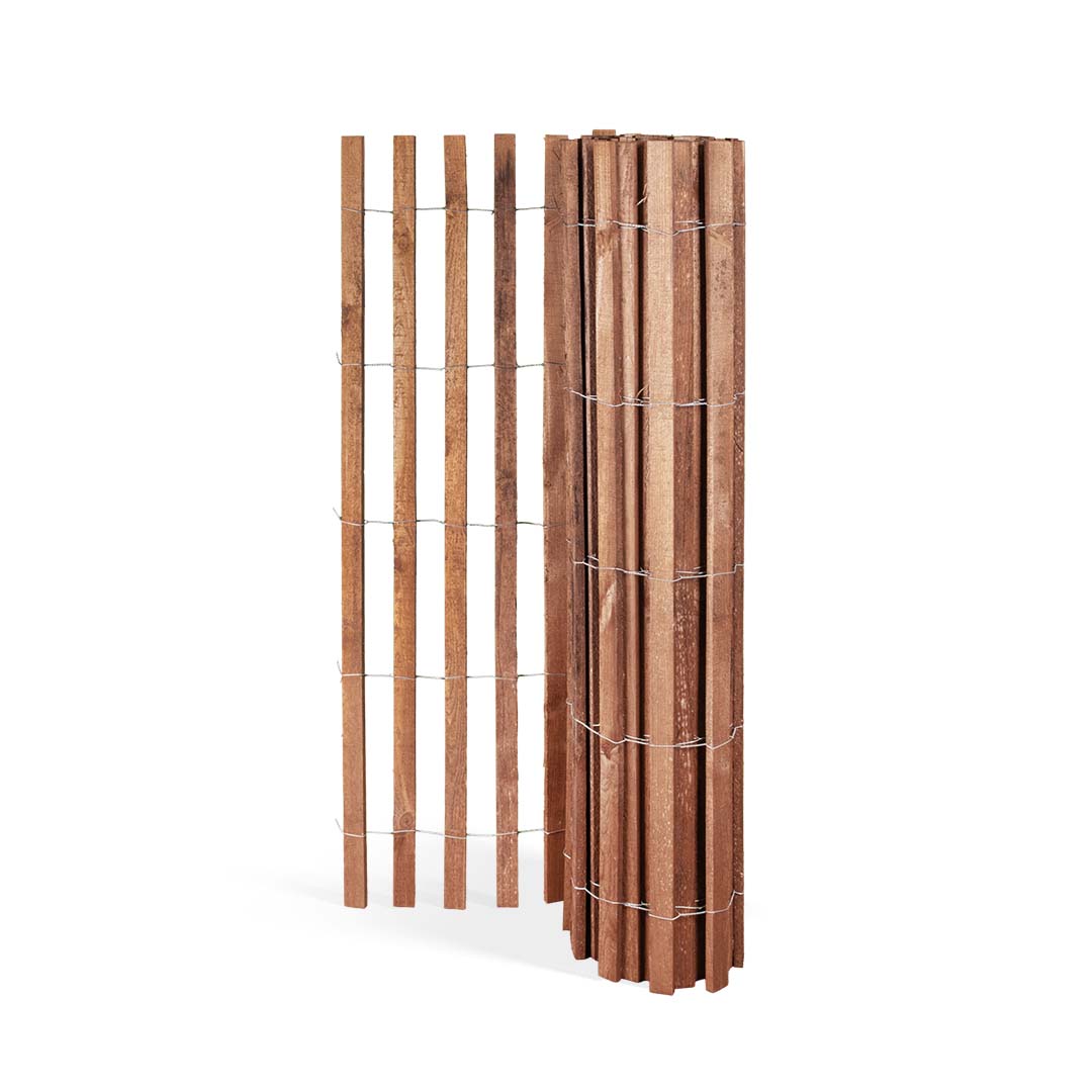 Baumschutz-/ Bissschutzzaun aus Fichte (imprägniert) - Länge 5 Meter, Höhe 150 cm, Lattenabstand ~6 cm