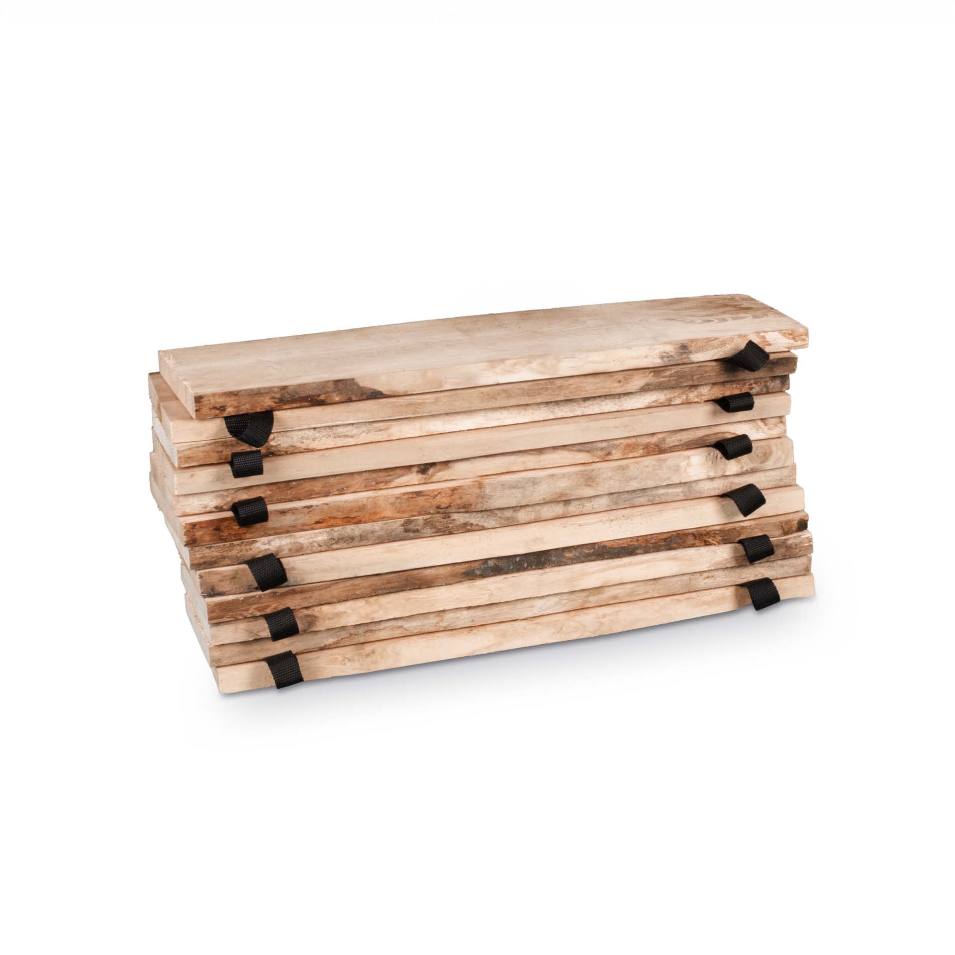Rollweg, Gartenweg aus Hartholz, Edelkastanie - Länge 2,5 Meter, Breite 60 cm, Abstand ca. 8 cm