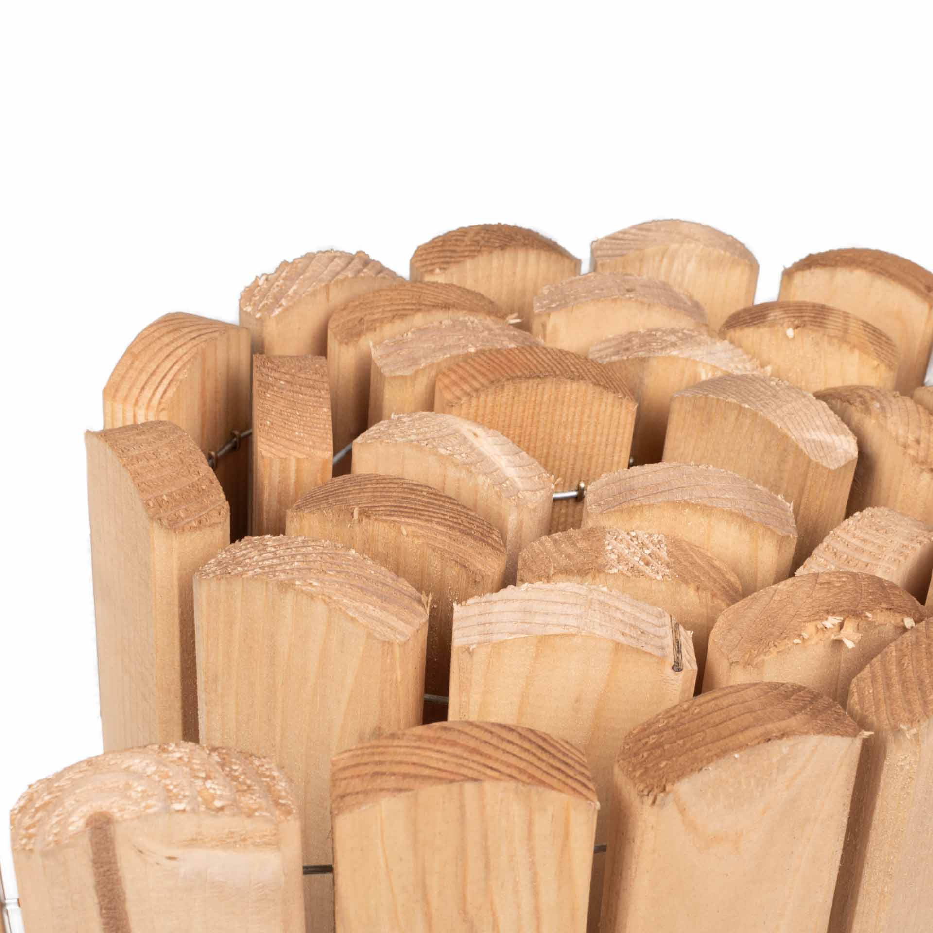 Beeteinfassung / Rasenkante aus Holz, versch. Ausführungen 30 cm 200 cm kastanienbraun